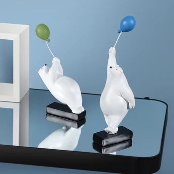 Polar bear living room decoration resin desktop decoration wine cabinet decoration cute children's toy resin sculpture 
Polar bear living room decoration resin desktop decoration wine cabinet decoration cute children's toy resin sculpture