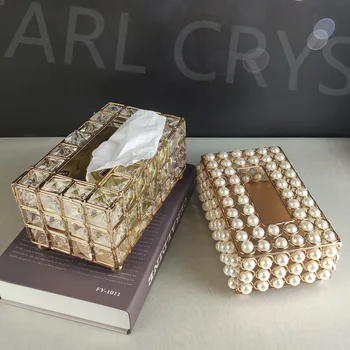 Crystal Pearl Metal Tissue Box Restaurant Paper Towel Dispenser Wipe Case Wedding Decor Square Car Tissue Holder Napkins Holder
Crystal Pearl Metal Tissue Box Restaurant Paper Towel Dispenser Wipe Case Wedding Decor Square Car Tissue Holder Napkins Holder