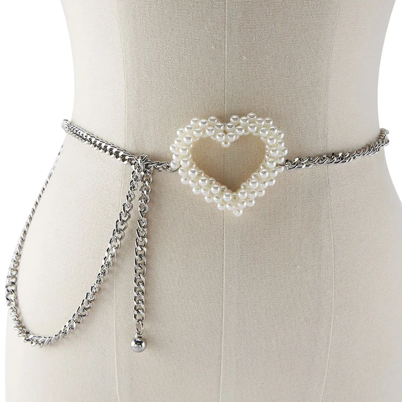 Women Fashion Bowknot Pearl Metal Keychain Belt Bohemia Dress Waist Chain Corset Waistband Decoration Clothes Accessory Jewelry
Women Fashion Bowknot Pearl Metal Keychain Belt Bohemia Dress Waist Chain Corset Waistband Decoration Clothes Accessory Jewelry