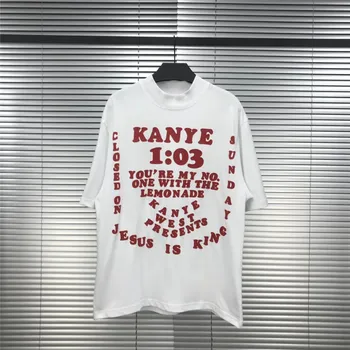 20SS Latest HipHop Kanye West Jesus Is King TRUST GOD Short sleeve 3D Printing Oversized T-shirts
20SS Latest HipHop Kanye West Jesus Is King TRUST GOD Short sleeve 3D Printing Oversized T-shirts