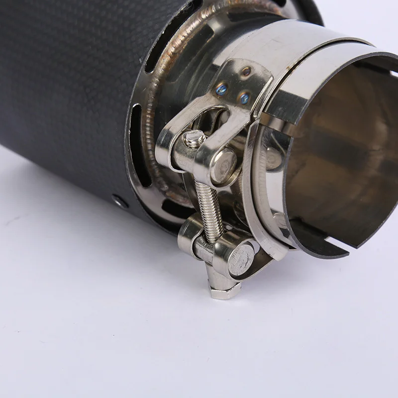 High Quality Stainless Steel IN:63MM/OUT:89MM Exhaust Tip Glossy Carbon Fiber Blue End Pipe Exterior
High Quality Stainless Steel IN:63MM/OUT:89MM Exhaust Tip Glossy Carbon Fiber Blue End Pipe Exterior