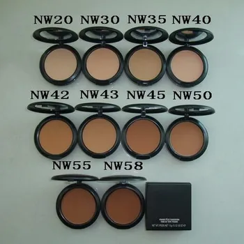 

2pcs/lot Professional Makeup 22 Colors Powder STUDIO POWDER PLUS FOUNDATION FOND DE TEINT POUDRE 15g FIX Powder NC/NW