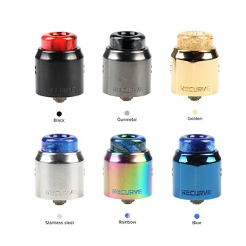 

New Arrival Original Wotofo Recurve Dual RDA Atomizer Tank 24mm Dual Coil RDA fits 510 810 Thread Mod adjustable airflow system