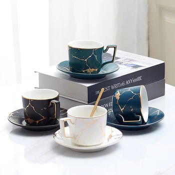 Nordic Ceramic Coffee Cup with Spoon 6PCS Luxury High Quality Modern Minimalist Espresso Cup Tazas De Cafe Drinkware New DA60BYD
Nordic Ceramic Coffee Cup with Spoon 6PCS Luxury High Quality Modern Minimalist Espresso Cup Tazas De Cafe Drinkware New DA60BYD