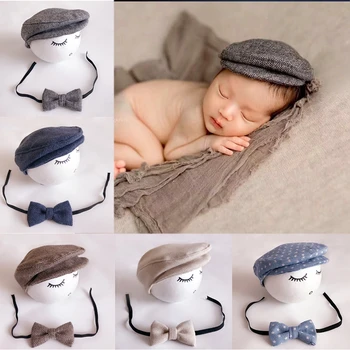 Crochet Baby Hat And Tie Handmade Newborn Photography Props Baby Cap Beanie N1HB 
Crochet Baby Hat And Tie Handmade Newborn Photography Props Baby Cap Beanie N1HB