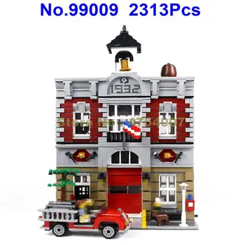 99009 2313pcs city street view creator fire brigade building blocks 10197 Toy 
99009 2313pcs city street view creator fire brigade building blocks 10197 Toy