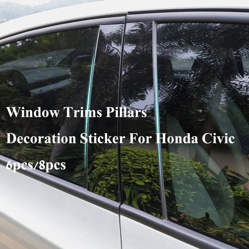 Black Mid-Column PC Window Trims Pillars Decoration Sticker For Honda Civic 2022 2021 2020 2019 2018 2017 2016 2015
Black Mid-Column PC Window Trims Pillars Decoration Sticker For Honda Civic 2022 2021 2020 2019 2018 2017 2016 2015