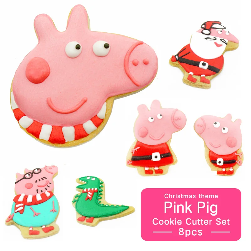 Christmas theme Pink Pig Cookie Cutter Set - 8pcs - Cookie Tools Cutter Mould Biscuit Press Set Mold Cake Decorating for Party
Christmas theme Pink Pig Cookie Cutter Set - 8pcs - Cookie Tools Cutter Mould Biscuit Press Set Mold Cake Decorating for Party