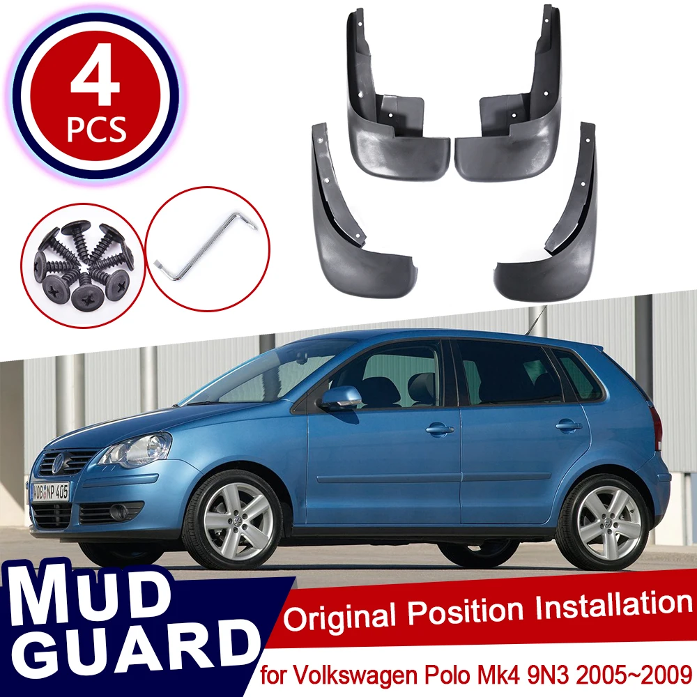 Брызговики для Volkswagen VW Polo Mk4 9N3 2005 ~ 2009, брызговики, переднее и заднее крыло для автомобиля 2006 2007 2008
Брызговики для Volkswagen VW Polo Mk4 9N3 2005 ~ 2009, брызговики, переднее и заднее крыло для автомобиля 2006 2007 2008