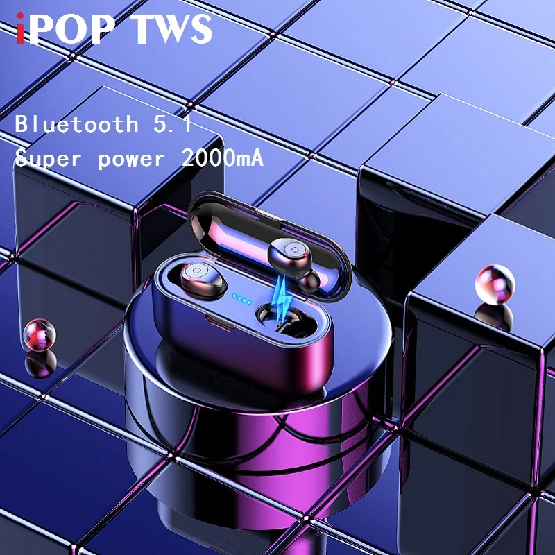 iPop F9TWS Bluetooth 5.0 Earphones Wireless Headphone 8D Stereo Sports Waterproof Earbuds Headsets With Mic
iPop F9TWS Bluetooth 5.0 Earphones Wireless Headphone 8D Stereo Sports Waterproof Earbuds Headsets With Mic