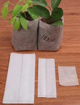 100Pcs Different Sizes Biodegradable Non-woven Nursery Bag Plant Grow Bags Fabric Pouch Seedling Pots Eco-Friendly Planting Bags
100Pcs Different Sizes Biodegradable Non-woven Nursery Bag Plant Grow Bags Fabric Pouch Seedling Pots Eco-Friendly Planting Bags