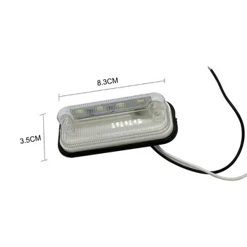 6 LED Stripe Shape License Plate Tag Light Black Boat Trailer RV Truck Ear Mount E7CA
6 LED Stripe Shape License Plate Tag Light Black Boat Trailer RV Truck Ear Mount E7CA