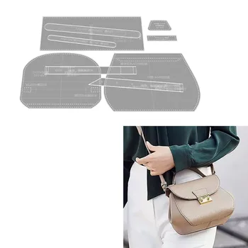 Single-Shoulder Bag Sewing Pattern Acrylic Leather Template Leather Craft Stencil Template Tool DIY Set Leather Craft Supplies
Single-Shoulder Bag Sewing Pattern Acrylic Leather Template Leather Craft Stencil Template Tool DIY Set Leather Craft Supplies