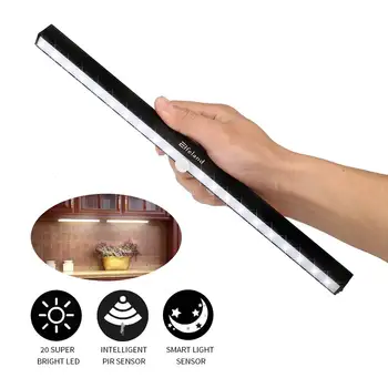 20 LEDs Under Cabinet Lightening PIR Motion Sensor Closet Light Wardrobe Bar Night Light Battery powered for Cupboard Kitchen
20 LEDs Under Cabinet Lightening PIR Motion Sensor Closet Light Wardrobe Bar Night Light Battery powered for Cupboard Kitchen