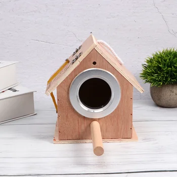 1pc Creative Pet Nest Wooden Breeding Box Practical Small Birds Nest Cage for Home Outdoor Decoration- Size M(Beige)
1pc Creative Pet Nest Wooden Breeding Box Practical Small Birds Nest Cage for Home Outdoor Decoration- Size M(Beige)