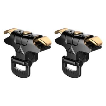 2pcs Durable Practical Multi-functional Convenient Metal Trigger Game Controller for PUBG Mobile Gamepad for iOS Android Phone
2pcs Durable Practical Multi-functional Convenient Metal Trigger Game Controller for PUBG Mobile Gamepad for iOS Android Phone