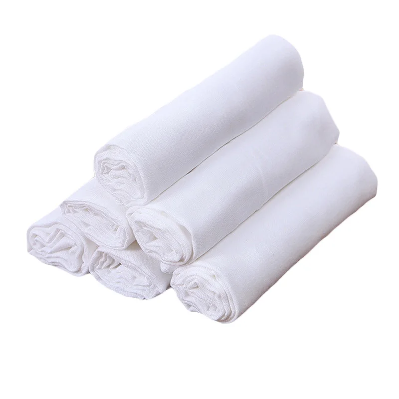 

Newborn Muslin Diapers 10 Pieces Baby Nappy Cotton Repeated Use Gauze Cloth Nappies 50*70 Cm