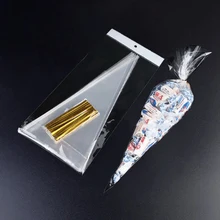 50Pcs/Set Clear Cellophane Packing Bag Transparent Cone Candy Bag For DIY Wedding Birthday Party Favors Bag Popcorn Plastic Bag
50Pcs/Set Clear Cellophane Packing Bag Transparent Cone Candy Bag For DIY Wedding Birthday Party Favors Bag Popcorn Plastic Bag