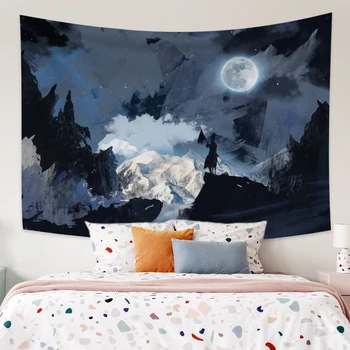 Tapestry Artwork The knight Under the moon night Wall Hanging Tapestries Decor Wall Cloth Bedspread Beach Towel Home Decoration
Tapestry Artwork The knight Under the moon night Wall Hanging Tapestries Decor Wall Cloth Bedspread Beach Towel Home Decoration