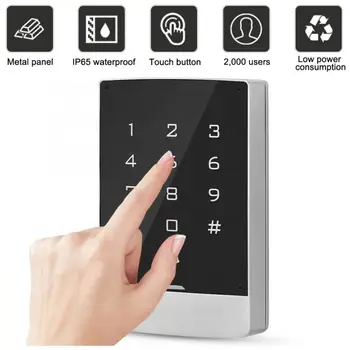 125KHZ RFID Door Access Controller System Touch Keypad Waterproof Wiegand 26 Keypad Password Door Opener RFID Door Opener
125KHZ RFID Door Access Controller System Touch Keypad Waterproof Wiegand 26 Keypad Password Door Opener RFID Door Opener