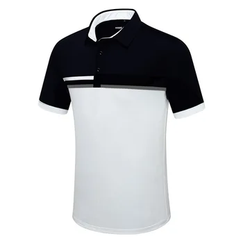 2020 summer golf clothes outdoor sports stitching color short-sleeved T-shirt top new breathable quick-drying shirt Size S-2XL
2020 summer golf clothes outdoor sports stitching color short-sleeved T-shirt top new breathable quick-drying shirt Size S-2XL