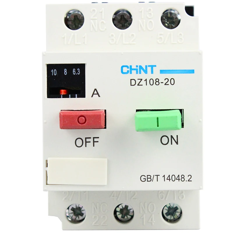 CHINT Original Motor Protector Switch DZ108-20/211 380V Three-phase 3P Circuit Breaker Protective Starter
CHINT Original Motor Protector Switch DZ108-20/211 380V Three-phase 3P Circuit Breaker Protective Starter