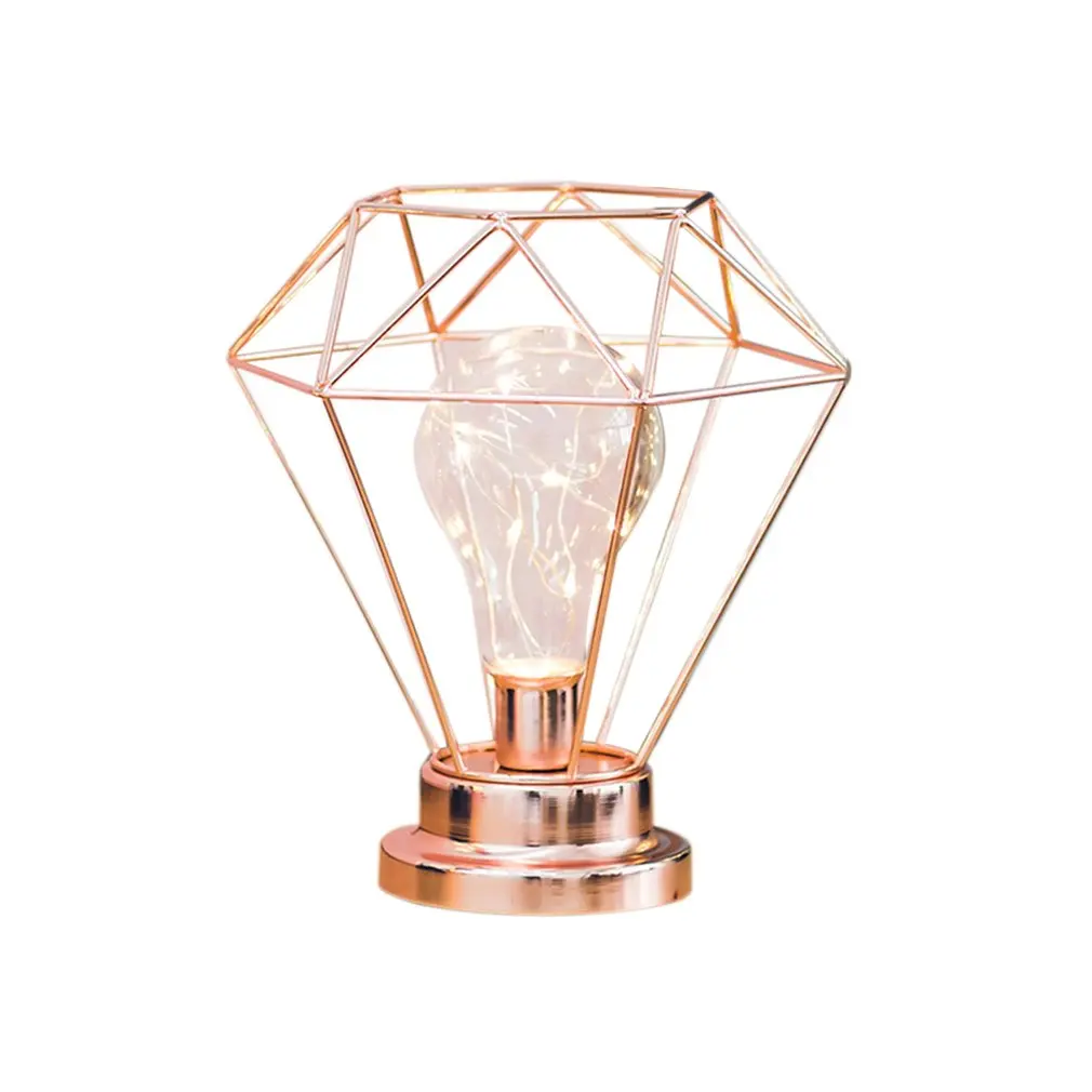 Fashion Diamond Shape Desk Lamp Battery Powered Bedroom Decoration Tablet Night Light With Switch Iron Art Photography Props
Fashion Diamond Shape Desk Lamp Battery Powered Bedroom Decoration Tablet Night Light With Switch Iron Art Photography Props
