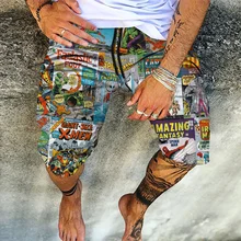 Men's 3D Summer Fashion Shorts Hawaiian Beach Pants Drawstring Waist Loose Large Size S-6XL Poster Entertainment Theme
Men's 3D Summer Fashion Shorts Hawaiian Beach Pants Drawstring Waist Loose Large Size S-6XL Poster Entertainment Theme