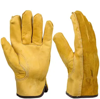 Heavy Duty Gardening Gloves for Men&Women,Thorn Proof Leather Work Waterproof Slim-Fit Reinforced Rigger Gloves,Durable&Flexible 
Heavy Duty Gardening Gloves for Men&Women,Thorn Proof Leather Work Waterproof Slim-Fit Reinforced Rigger Gloves,Durable&Flexible