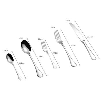 New 5pcs/set Tableware Western Style Stainless Steel Flatware Set Good Quality Solid Dinnerware Utensils with Storage Box
New 5pcs/set Tableware Western Style Stainless Steel Flatware Set Good Quality Solid Dinnerware Utensils with Storage Box