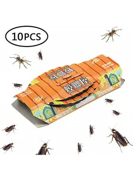 10pcs Cockroach House Cockroach Trap Repellent Killer Bait Strong Sticky Catcher Traps Kitchen Cabinets Insect Pest Repeller
10pcs Cockroach House Cockroach Trap Repellent Killer Bait Strong Sticky Catcher Traps Kitchen Cabinets Insect Pest Repeller