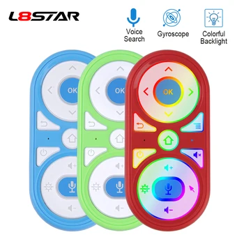 L8star G11 RGB Backlit Air Mouse Rechargeable Voice Remote Control With Gyroscope IR Learning Super Mini Wireless Smart Remote
L8star G11 RGB Backlit Air Mouse Rechargeable Voice Remote Control With Gyroscope IR Learning Super Mini Wireless Smart Remote