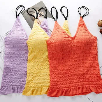 Women Seamless Deep V-neck Sexy Top Chic Summer Cute Tank Crop Top Casual Slim Sleeveless Tank
Women Seamless Deep V-neck Sexy Top Chic Summer Cute Tank Crop Top Casual Slim Sleeveless Tank