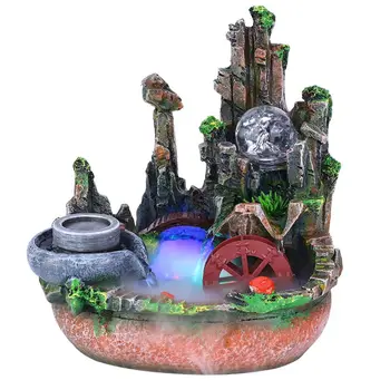 Decoration Innovative Simulation Rockery Desktop Fountain Landscape Decoration Home Ornament with Atomizer
Decoration Innovative Simulation Rockery Desktop Fountain Landscape Decoration Home Ornament with Atomizer