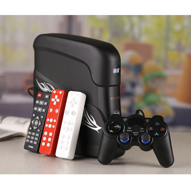 Smart Home Host Somatosensory Game Console 4 Cores 32 Bits CPU Android HDMI / AV 8GB TV WIFI Retro Video Game EU Plug 
Smart Home Host Somatosensory Game Console 4 Cores 32 Bits CPU Android HDMI / AV 8GB TV WIFI Retro Video Game EU Plug