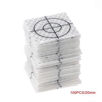 100 Pcs Reflector Sheet Reflective Tape Target Total Station 20/30/40/50/60mm
100 Pcs Reflector Sheet Reflective Tape Target Total Station 20/30/40/50/60mm