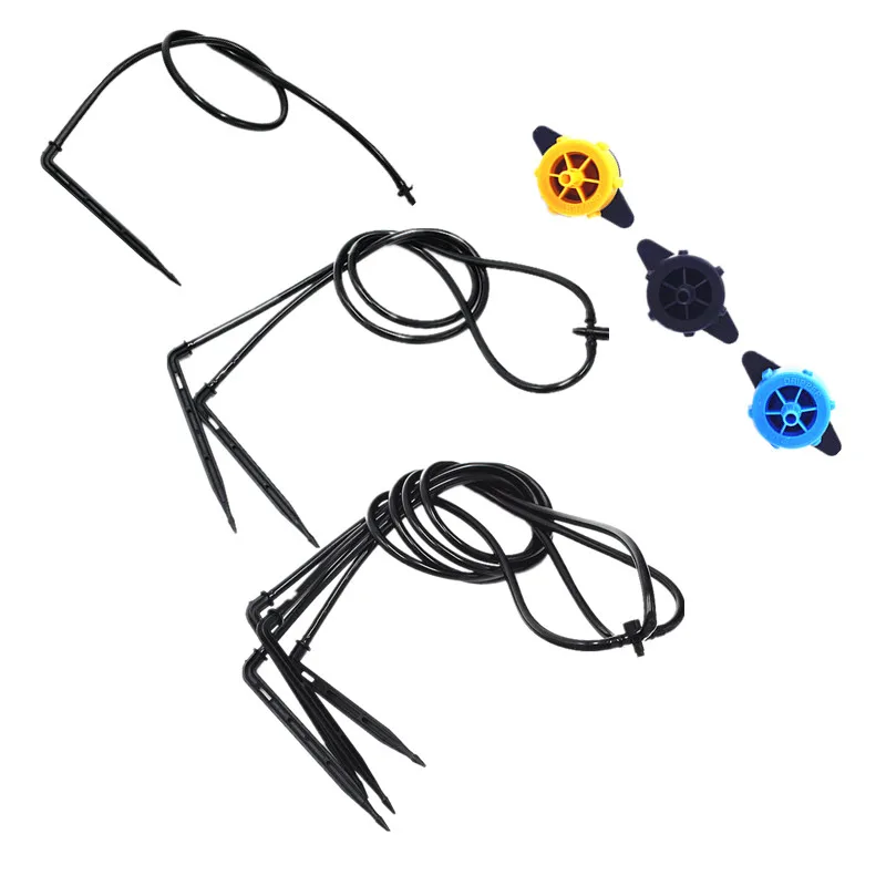 10PCS Spider Distribution Assembly With 1/2/4 Elbow Arrow Dripper Mini-Stakes For Potted Plants Greenhouses Gardens
10PCS Spider Distribution Assembly With 1/2/4 Elbow Arrow Dripper Mini-Stakes For Potted Plants Greenhouses Gardens