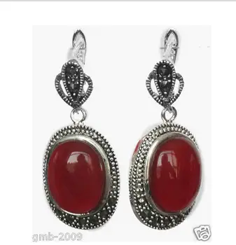beautiful 925 11/2" Silver Natural Red jade Marcasite Earrings
beautiful 925 11/2" Silver Natural Red jade Marcasite Earrings