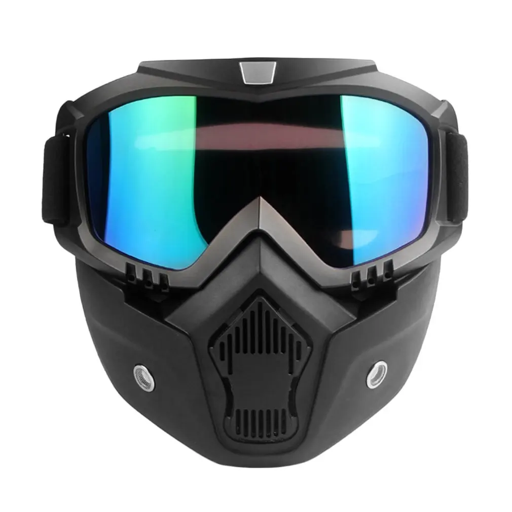 Motorcycle Unisex Vintage Cool Half Helmet Mask Goggles Riding Mask Off-road Windproof Goggles with Adjustable Elastic Strap
Motorcycle Unisex Vintage Cool Half Helmet Mask Goggles Riding Mask Off-road Windproof Goggles with Adjustable Elastic Strap