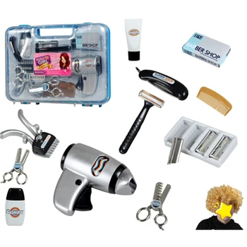 1 Set Children Haircut Tool Toy Hairdressing Pretend Play Set With Wig - Pink Blue Box Random
1 Set Children Haircut Tool Toy Hairdressing Pretend Play Set With Wig - Pink Blue Box Random