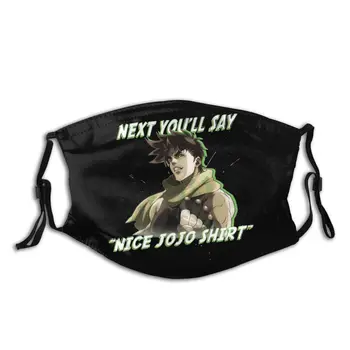 Jojo Reusable Mouth Face Mask Jojo's Bizarre Adventure Anti Bacterial Dust Mask With Filters Protection Cover Respirator Muffle
Jojo Reusable Mouth Face Mask Jojo's Bizarre Adventure Anti Bacterial Dust Mask With Filters Protection Cover Respirator Muffle
