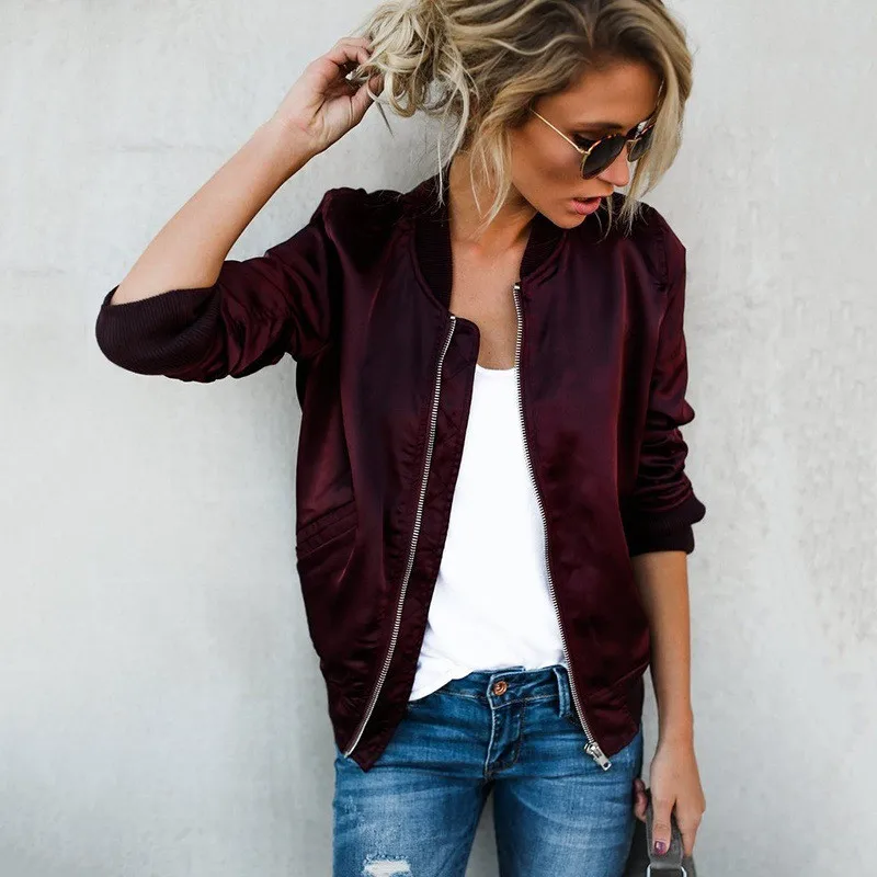 Print Bomber Jacket Women Zipper Up Retro Coat Spring Summer Long Sleeve Basic Biker Jackets Female Outwear Casual Coats
Print Bomber Jacket Women Zipper Up Retro Coat Spring Summer Long Sleeve Basic Biker Jackets Female Outwear Casual Coats