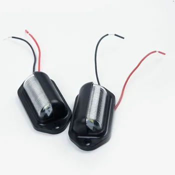 2x 6LEDs 12V License Plate Light License Plate Light Rear Light Trailer Step Lamp Waterproof For Car Boat RV Truck
2x 6LEDs 12V License Plate Light License Plate Light Rear Light Trailer Step Lamp Waterproof For Car Boat RV Truck