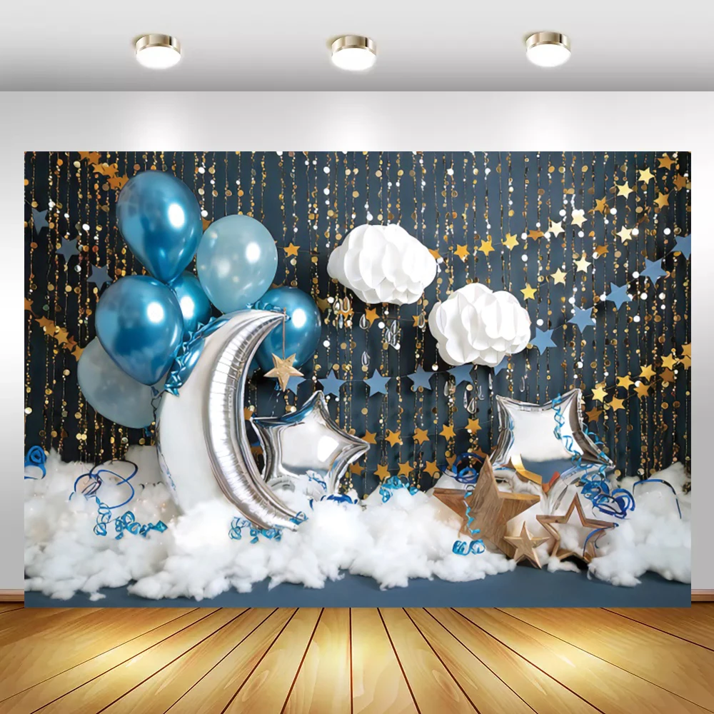 Laeacco Fantasy Birthday Party Backdrop For Photography Cloud Moon Stars Balloons Baby Child Photographic Background Photocall
Laeacco Fantasy Birthday Party Backdrop For Photography Cloud Moon Stars Balloons Baby Child Photographic Background Photocall