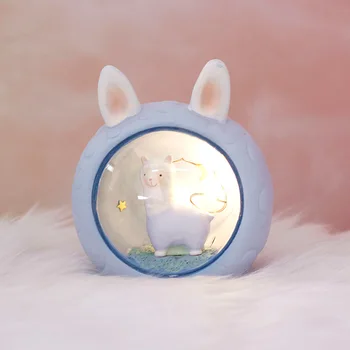 Cartoon Creative Resin Ornaments Night Lamps Cute Sheep Night Light Alpaca Animal LED Light for Home Bedroom Decor Lamp
Cartoon Creative Resin Ornaments Night Lamps Cute Sheep Night Light Alpaca Animal LED Light for Home Bedroom Decor Lamp