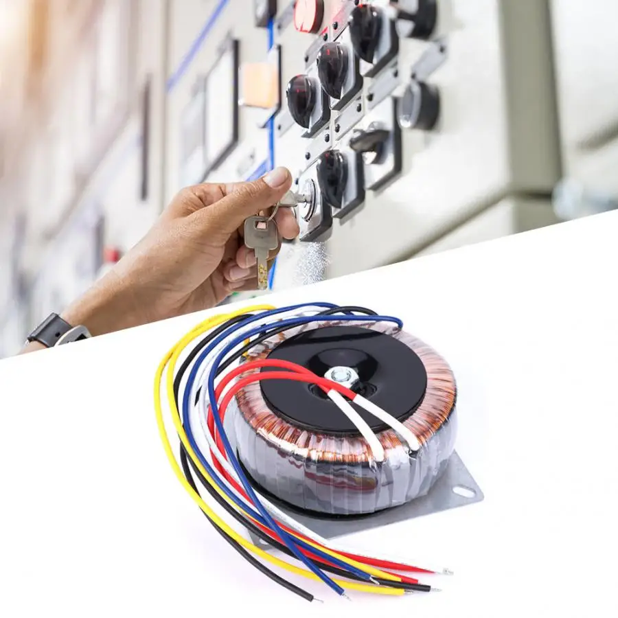 AC 110V to Dual AC 12V 28V Single 12V Ring Transformer for Preamplifier Tone Board 200W toroidal transformer
AC 110V to Dual AC 12V 28V Single 12V Ring Transformer for Preamplifier Tone Board 200W toroidal transformer