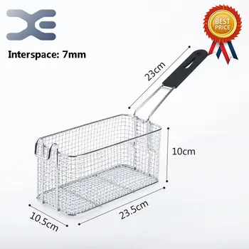 23.5cm*10.5cm*10cm Stainless steel fryer screen frame square filter net encrypt colander shaped Frying basket fryers meshed
23.5cm*10.5cm*10cm Stainless steel fryer screen frame square filter net encrypt colander shaped Frying basket fryers meshed