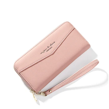 New Women Wallet PU Leather Multi-card Slots Card Holder Long Zipper Coin Purse Phone Bag Brief Fashion Women Wristlet Handbag
New Women Wallet PU Leather Multi-card Slots Card Holder Long Zipper Coin Purse Phone Bag Brief Fashion Women Wristlet Handbag