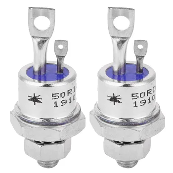2Pcs Silicon Controlled Rectifier Screw Type Thyristor 50RIA120 SCR For Motor Control Bolt Type Thyristor Controller Tools
2Pcs Silicon Controlled Rectifier Screw Type Thyristor 50RIA120 SCR For Motor Control Bolt Type Thyristor Controller Tools