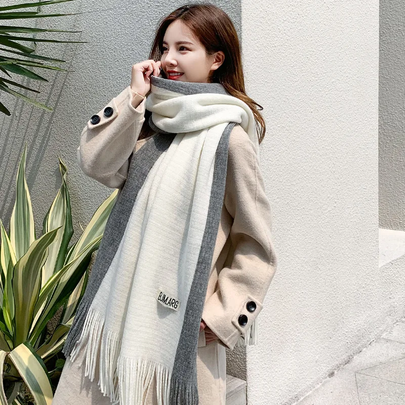 2020 New Style for Autumn and Winter Cashmere Fringed Warm Men and Women the Same Color Scarf Women's Doubles se pin jie Scarf
2020 New Style for Autumn and Winter Cashmere Fringed Warm Men and Women the Same Color Scarf Women's Doubles se pin jie Scarf